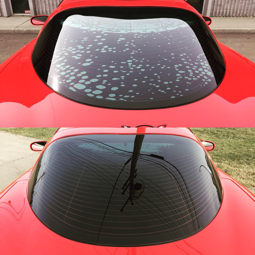 car tinted window